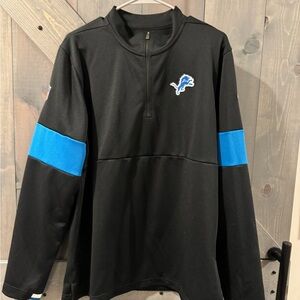 NWOT Nike Detriot Lions Zip Up Onfield